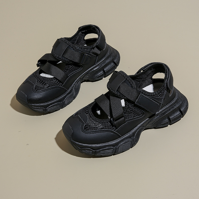 Ddmysports Summer New Korean Breathable Dad Instagram Student Casual Thick Sole Running Shoes Female LD OUTDOOR