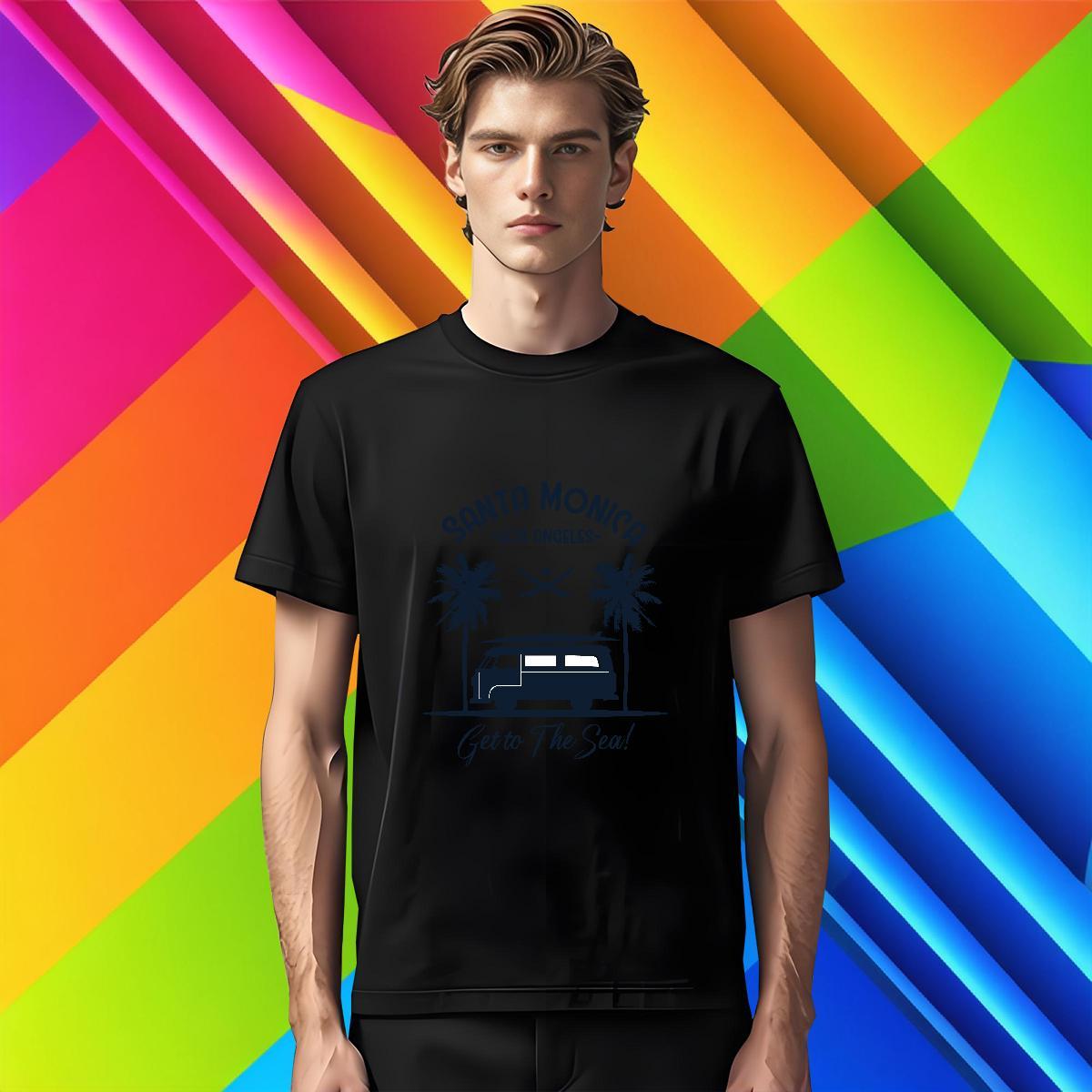 High Quality sea 100% Cotton 230g Tshirts Spring Summer Breathable Short Sleeve T shirt New Arrival Custom Big Size Tops