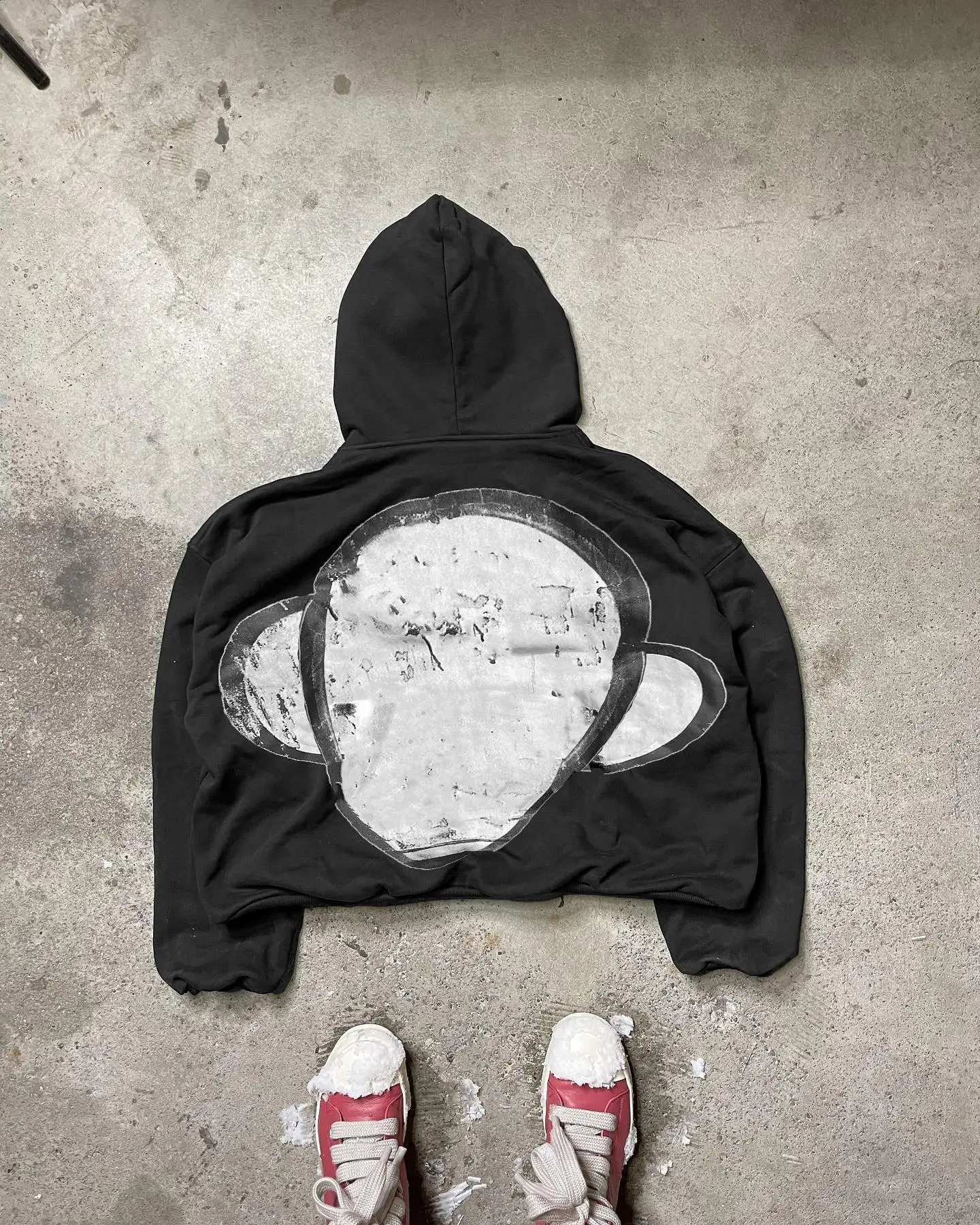 Wimpy Hoodie Streetwear Y2k Hip Hop Graphic Print Loose Men Women Pullover Oversized Harajuku Anime Hoodies Sweatshirt Tops 240819