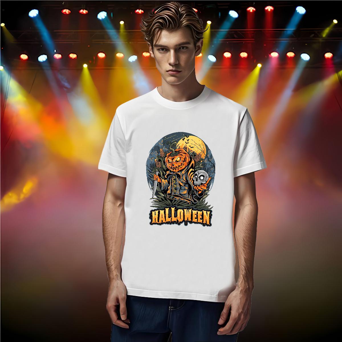 Men T Shirts 230g Cotton halloween Beach Breathable Short Sleeve Oversized 4XL Tshirts Designer Fashion Free Shipping Wear