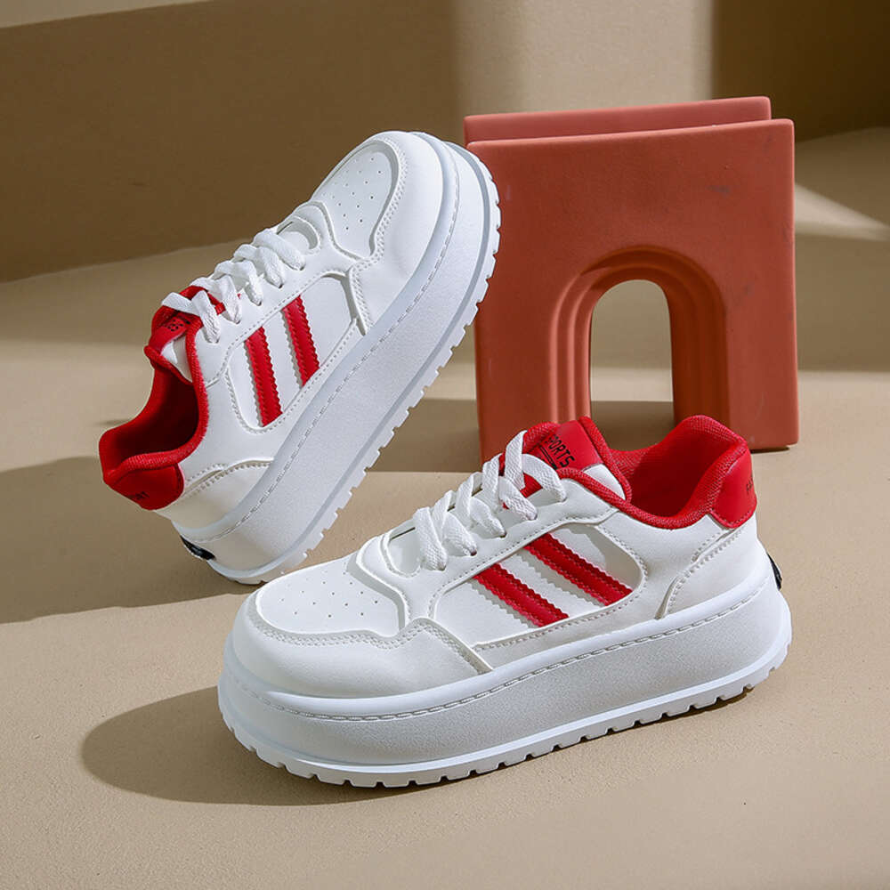 Ddmysports Autumn New Ins Korean Edition White Student Fashion Thick Soled Women S Versatile Casual Sports Shoes JC OUTDOOR