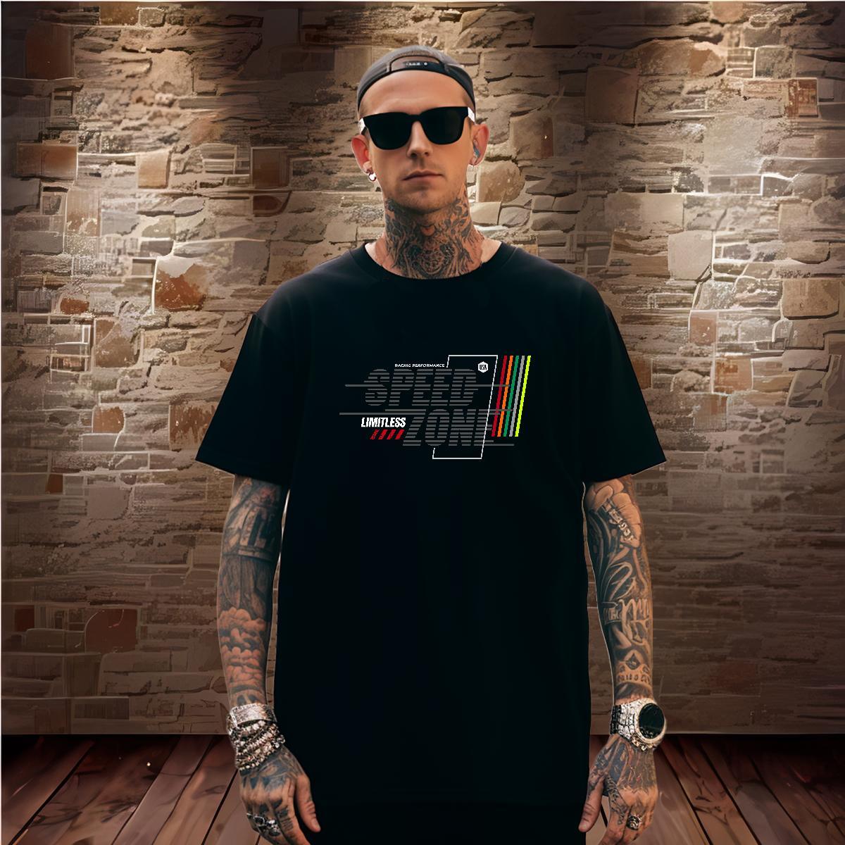 Wholesale letter Men T Shirts Home Outdoor Men Clothes T-Shirt 230g 100% Cotton Designer Breathable Customized Tops Shirt