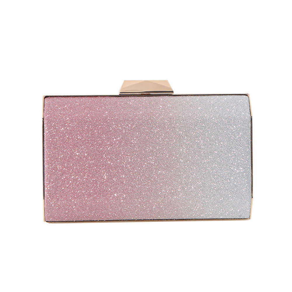 2024 Fashion Women's New Sparkling Gradient Bag Banquet Celebrity Evening Dress Handbag