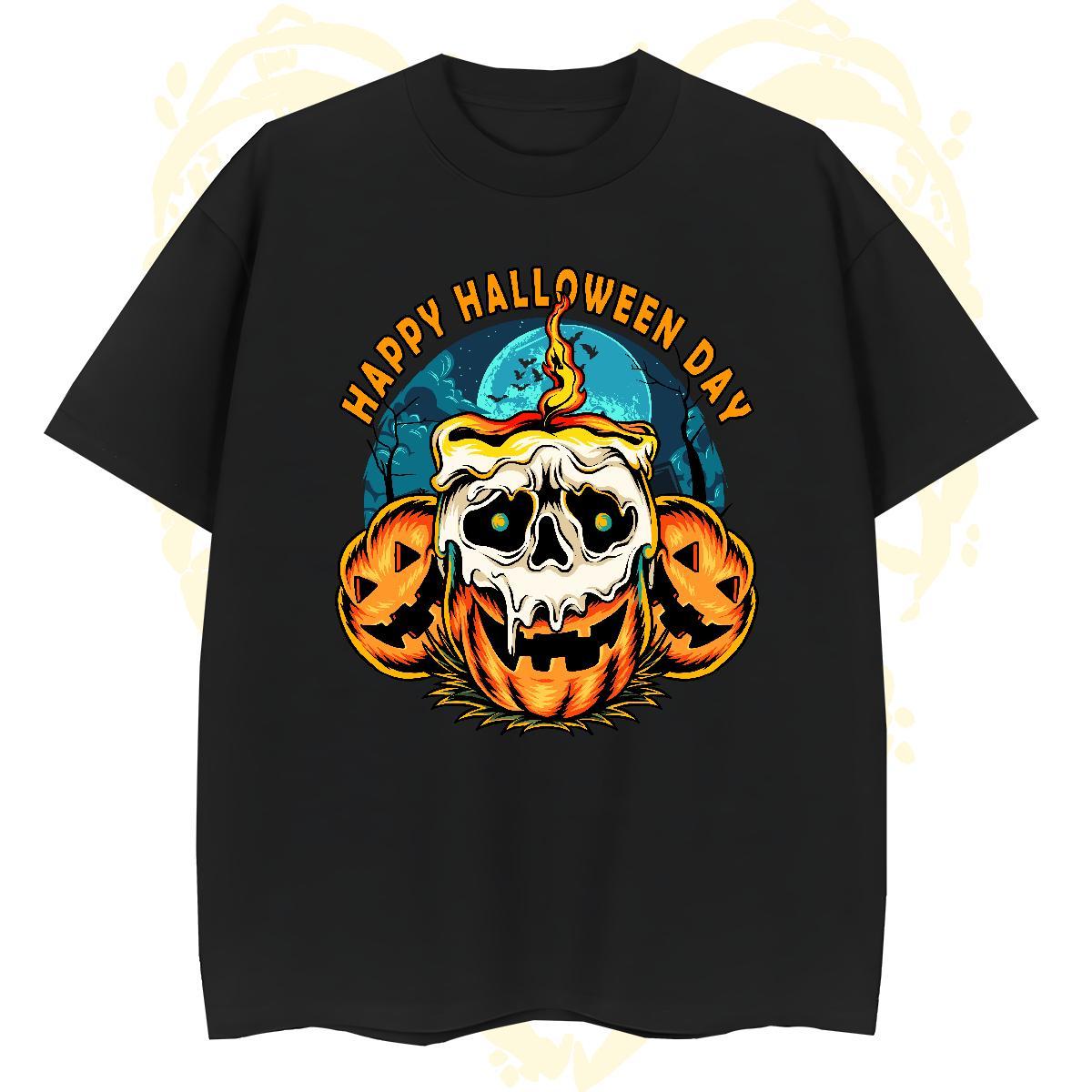 Brand T-Shirts for Men pumpkin Breathable Soft Summer Casual Asian Size 100% Cotton 230g Men Tshirts Designer Polos