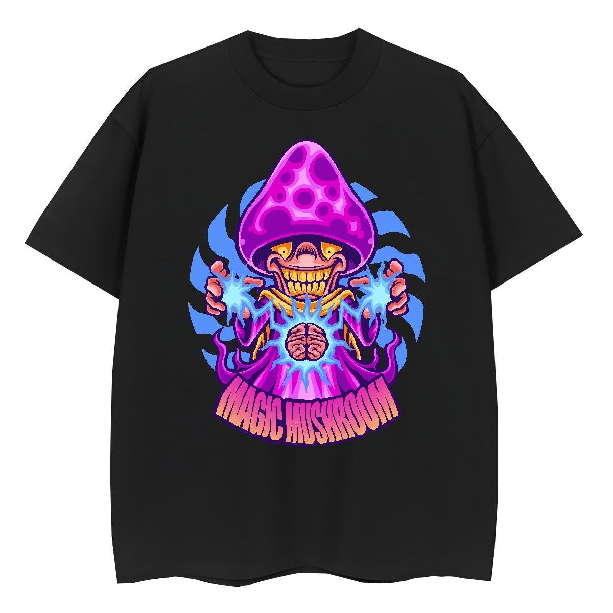 Classic Couples T Shirts Street Short Sleeve O-Neck Tshirts Brand 230g Cotton ET Graphic T Shirt For Woman