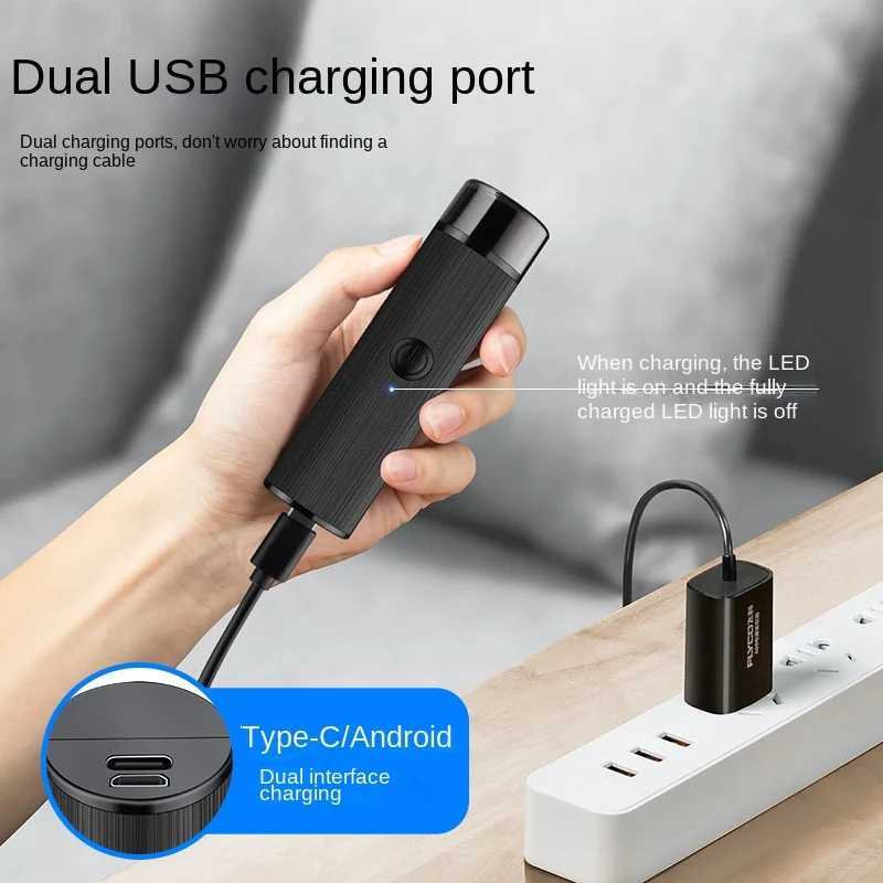 Mini electric shaver mens portable car travel charging shaver professional hair removal facial body care shaver W240819