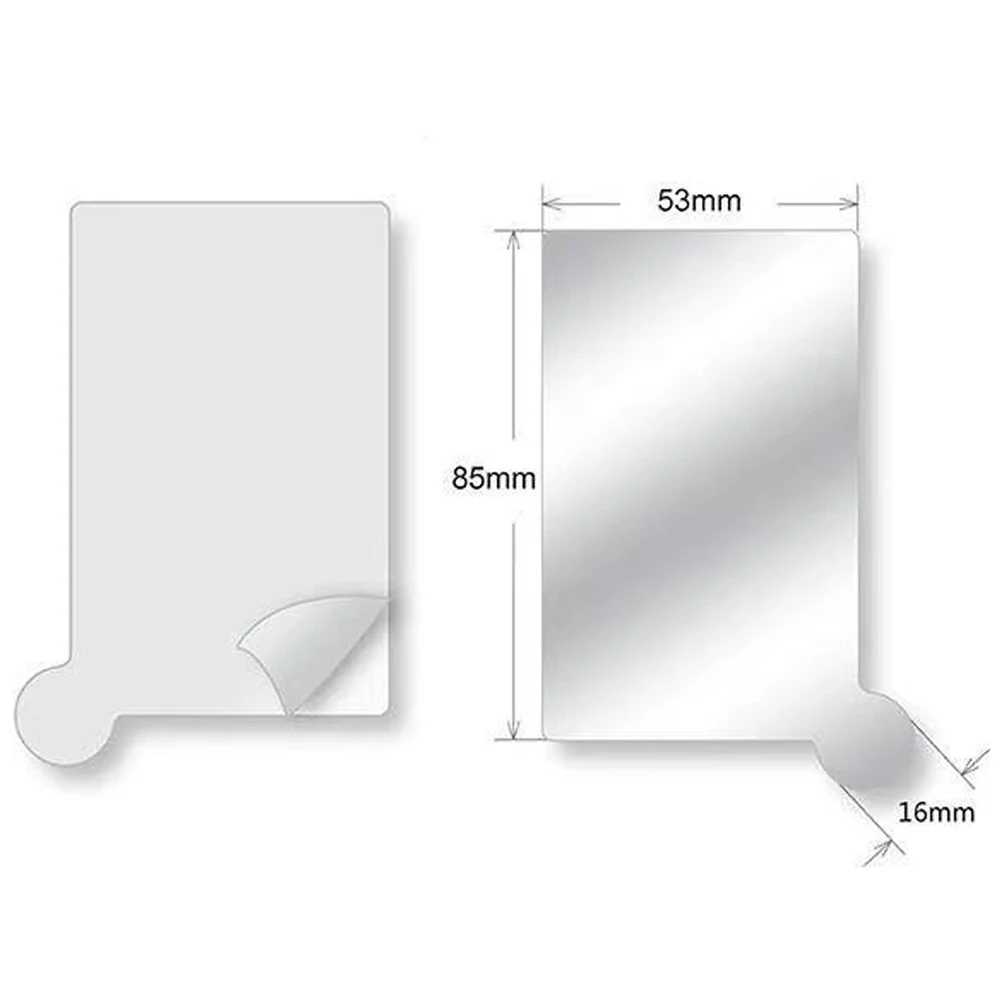 1PC Mini Compact Makeup Mirror with PU Leather Shatter Proof Pocket Mirror Portable Travel Stainless Steel Cosmetic Hand Mirror Y240819