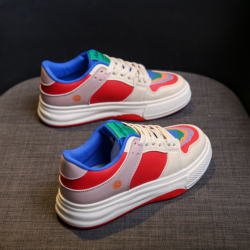 Ddmysports Summer New Mandarin Duck Colored Small White Trendy Student Breathable Versatile Casual Board Shoes Female OUTDOOR