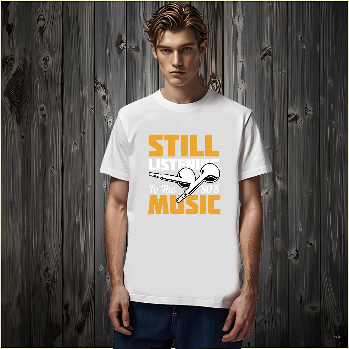 Classic music T Shirt For Man Street Casual Tshirts 230g 100% Cotton Stylist Pure Cotton Oversized 3XL 4XL Top Tees