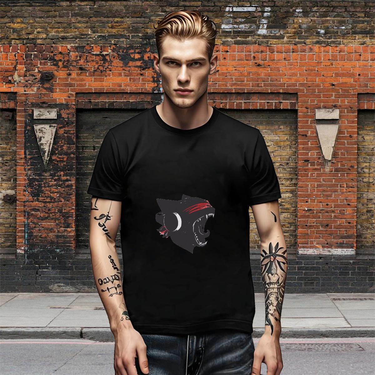Designer Fashion Men Clothes T-Shirt cute Street 230g Cotton Tees Breathable Popular T-Shirts Custom Cartoon