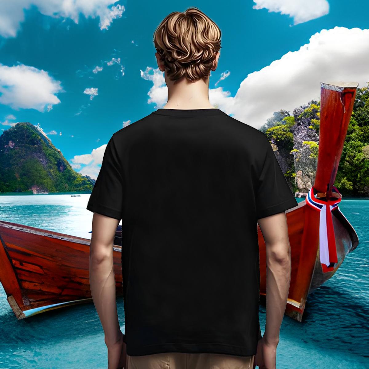 2024 Summer T Shirts Men Summer Casual Soft Men Clothes T-Shirt Polos DIY Logo Oversized Breathable Short Sleeve 100% Cotton 230g money