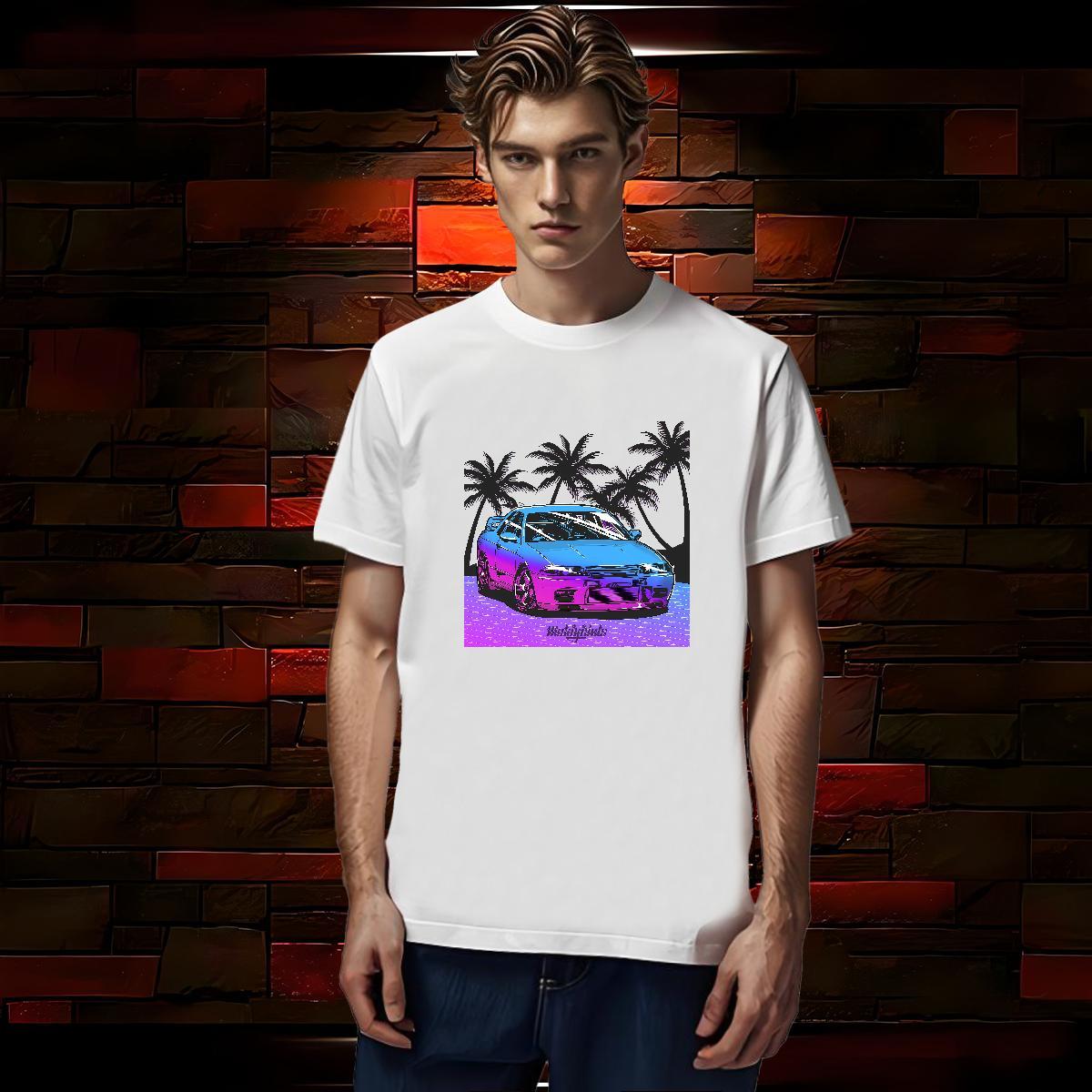 Classic beach 100% Cotton 230g Tshirt for Man Woman Sports Casual Breathable Men T Shirts 2024 New Plus Size Custom Clothings