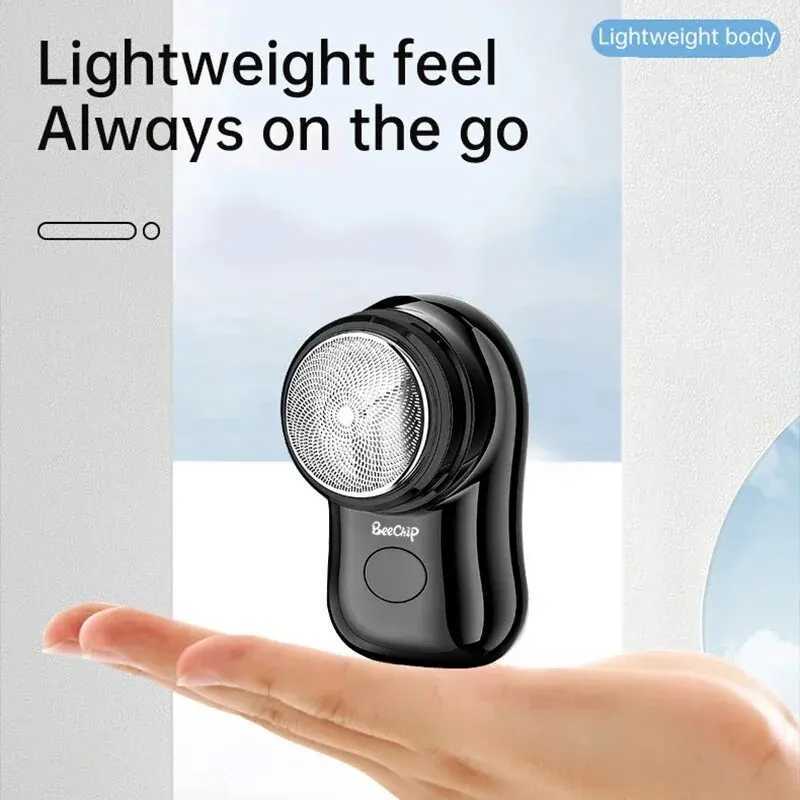 New Mini Portable Electric USB Charging Shaver Mens Shaver Portable Waterproof Shaver Travel Supplies Waterproof W240819