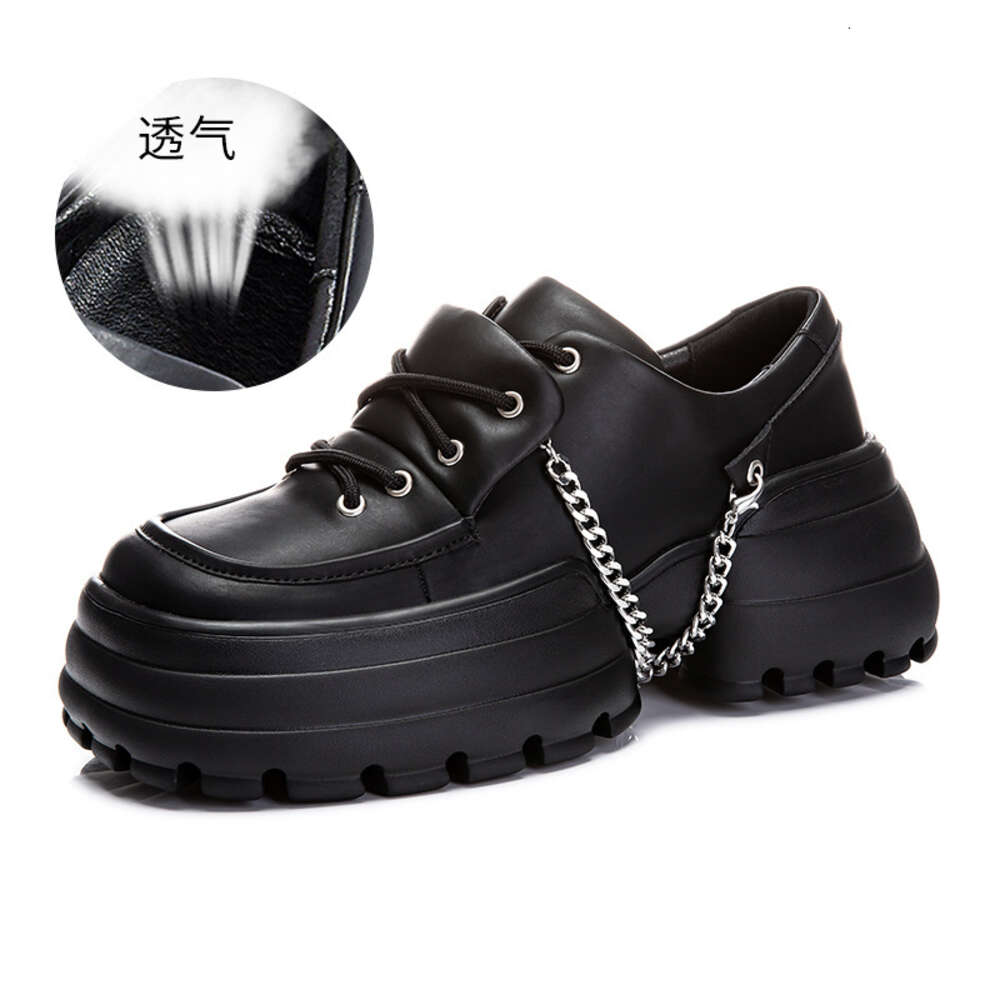 Ddmysports Foam Genuine Leather Dad Women Spring New Thick Sole Sports Girls Versatile Casual Shoes For Children OUTDOOR