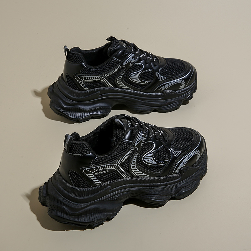 Ddmysports Autumn New Korean Version Breathable Dad Instagram Student Casual For Women Thick Soled Running Shoes ZL OUTDOOR
