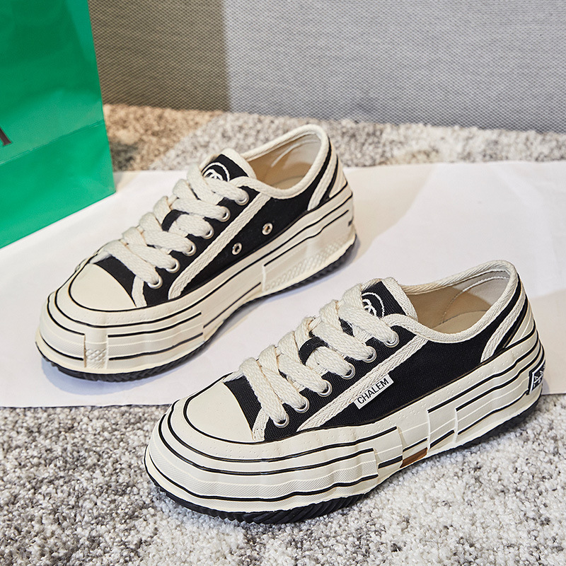 Ddmysports Igh Version Beggar New Spring Canvas Casual Versatile Genuine Leather Women S Flat Bottomed Small White Shoes For OUTDOOR