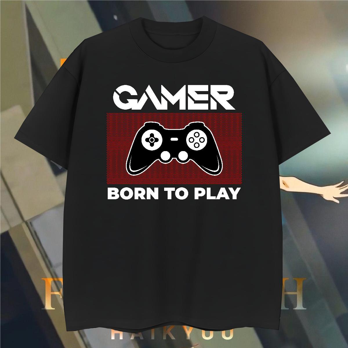 Cool games 230g Cotton Men Tees Outdoor Breathable Crew Neck T shirt DIY Customized Asian Size Tops Tees