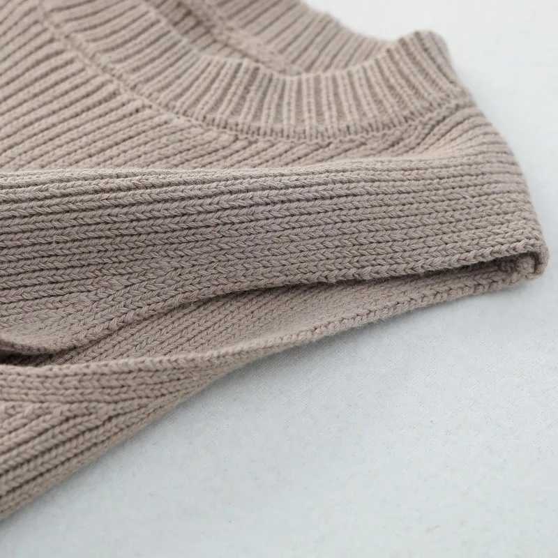 Baby Girls Sweaters Baby Girl Solid Sleeveless Pullover Vest Baby Boys Waistcoat Knit Vest Kids Toddler Autumn OuterwearXJ240819