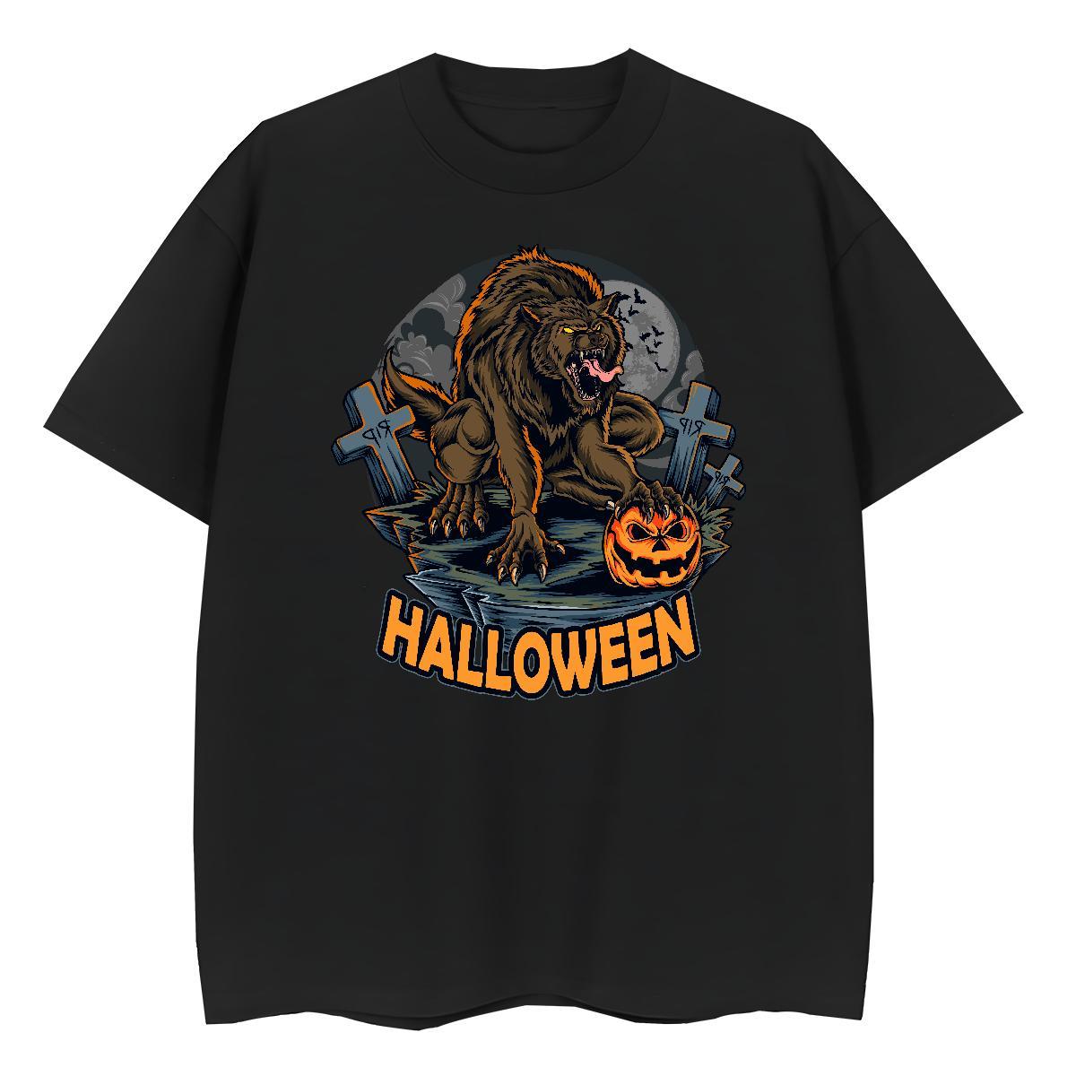 Designer Fashion Tshirt for Man Woman pumpkin Street Wear 230g Pure Cotton Tops Breathable Short Sleeve Unisex Men T Shirts Cartoon Print