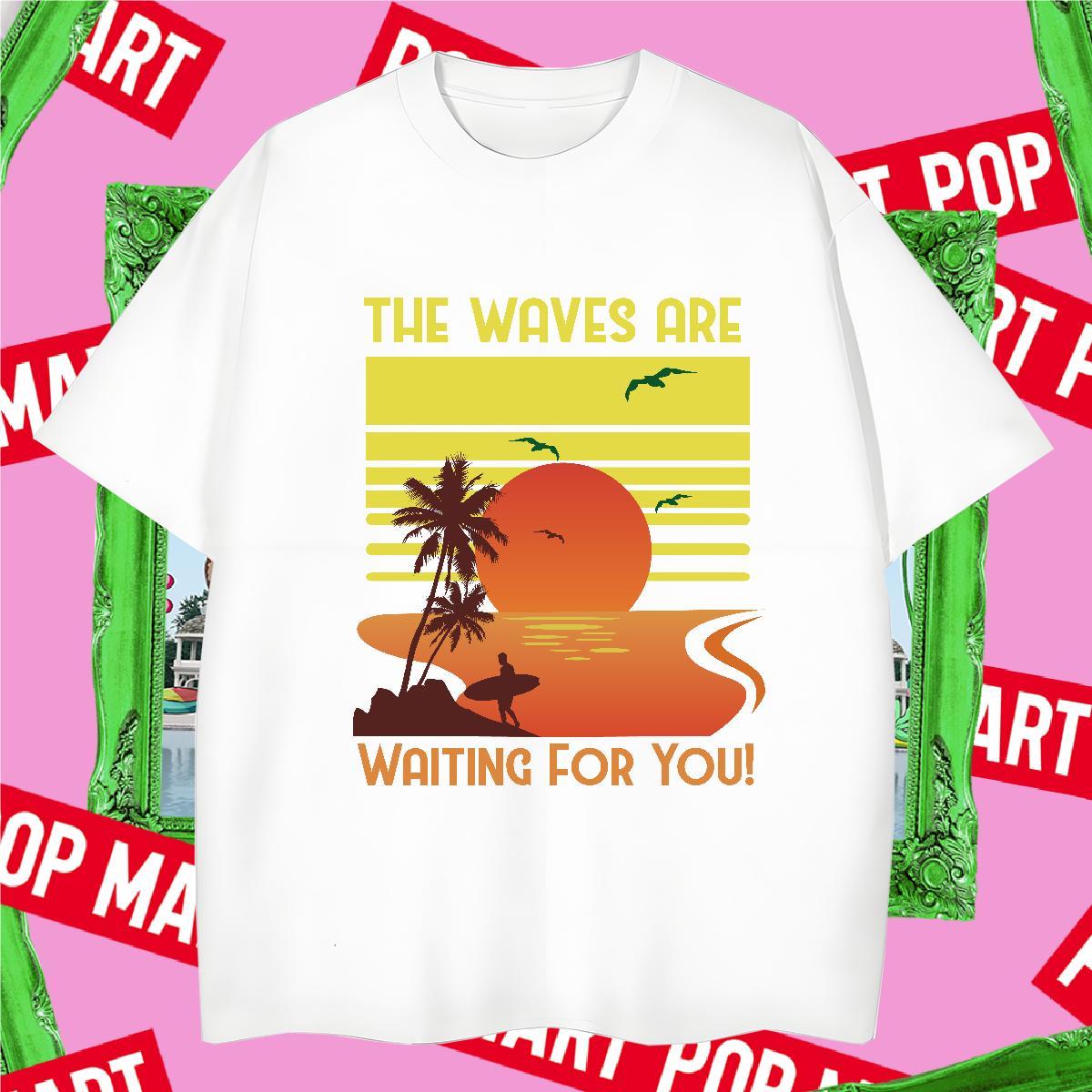 Loose sea 230g 100% Cotton Men Clothes T-Shirt Street Wear Breathable Short Sleeve Mens T Shirts Fashion New DIY Anime Tee Shirt