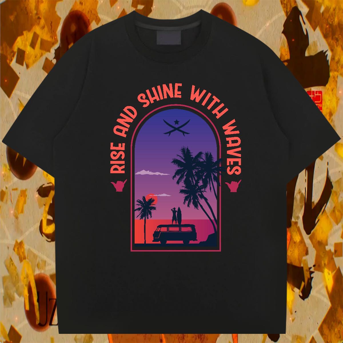 Soft Men Tshirts Hip Hop 230g Cotton Customized Print Pure Cotton beach T Shirts Men New Clothes