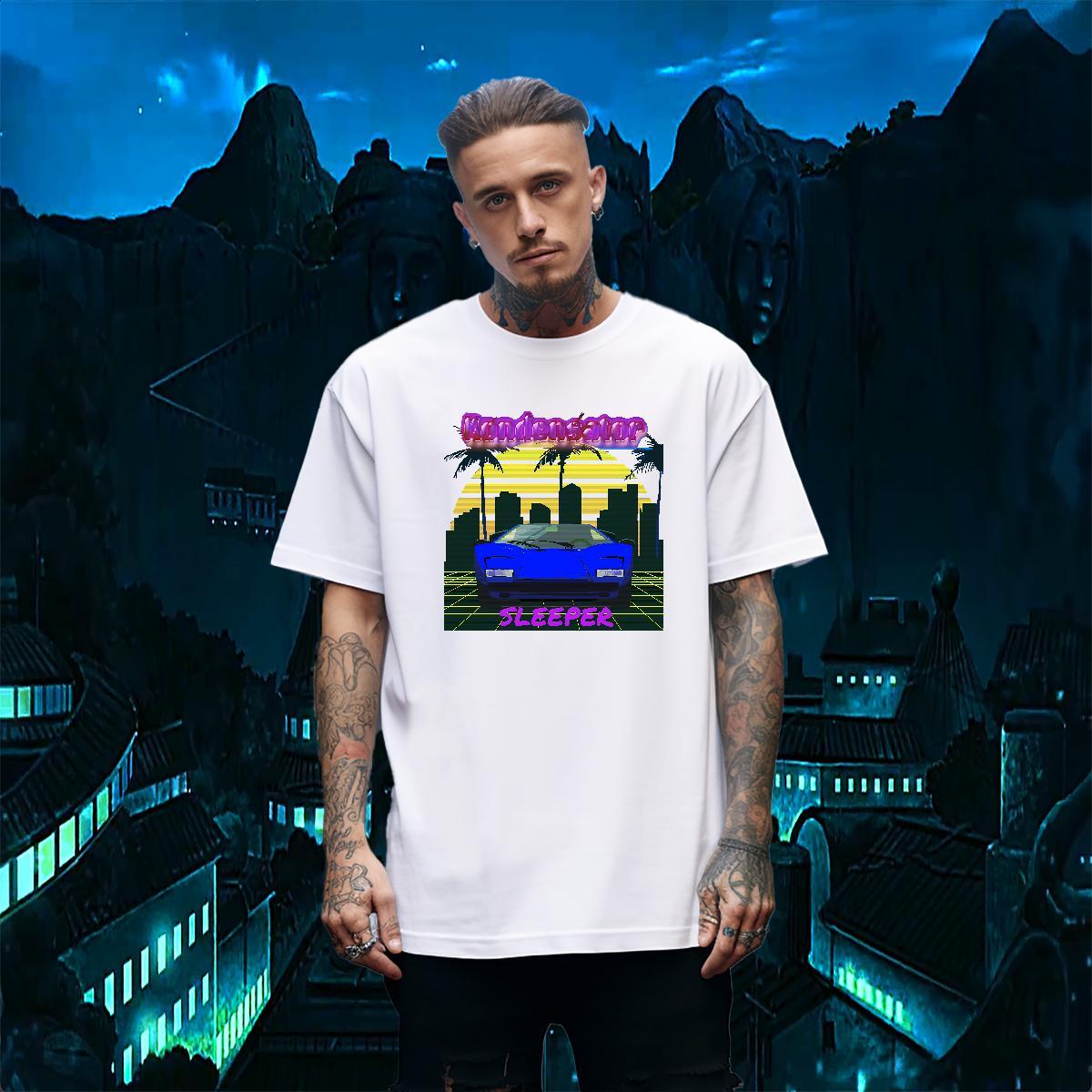Soft car 230g Pure Cotton Tshirt for Man Woman Daily Outfit Crew Neck T Shirt For Man 2024 Summer Black Oversized Tshirts