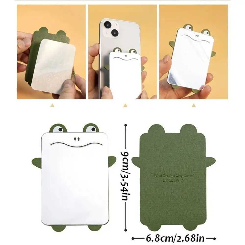 Mini Phone Back Sticker Portable Panda Rabbit Animal Cosmetic Mirror Acrylic Make-up Mirror Y240819