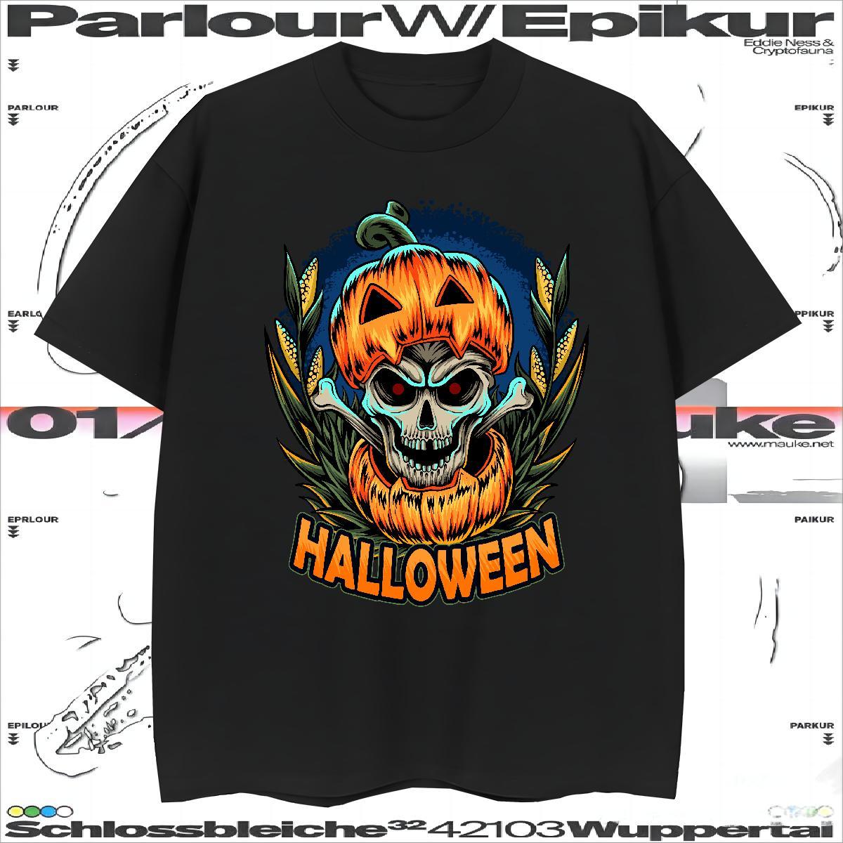 Fashion New Men Clothes T-Shirt halloween Street 230g Cotton Clothings Breathable Popular Man T Shirts Custom Printing