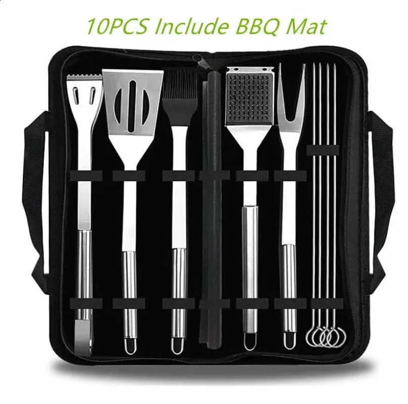 BBQ Tools Set Barbecue Utensil AccessoriesThermometer Barbeque Grilling Accessories Outdoor Gril Tools Set Bbq Utensil Set 240819