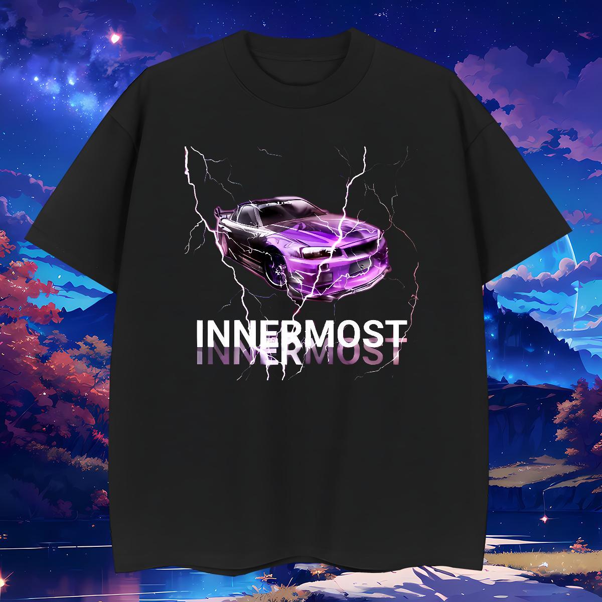 Loose beach 230g Cotton Tshirt for Man Woman High Street Hip Hop O-Neck Short Sleeve T shirt DIY Customized Custom Anime Tops Shirt