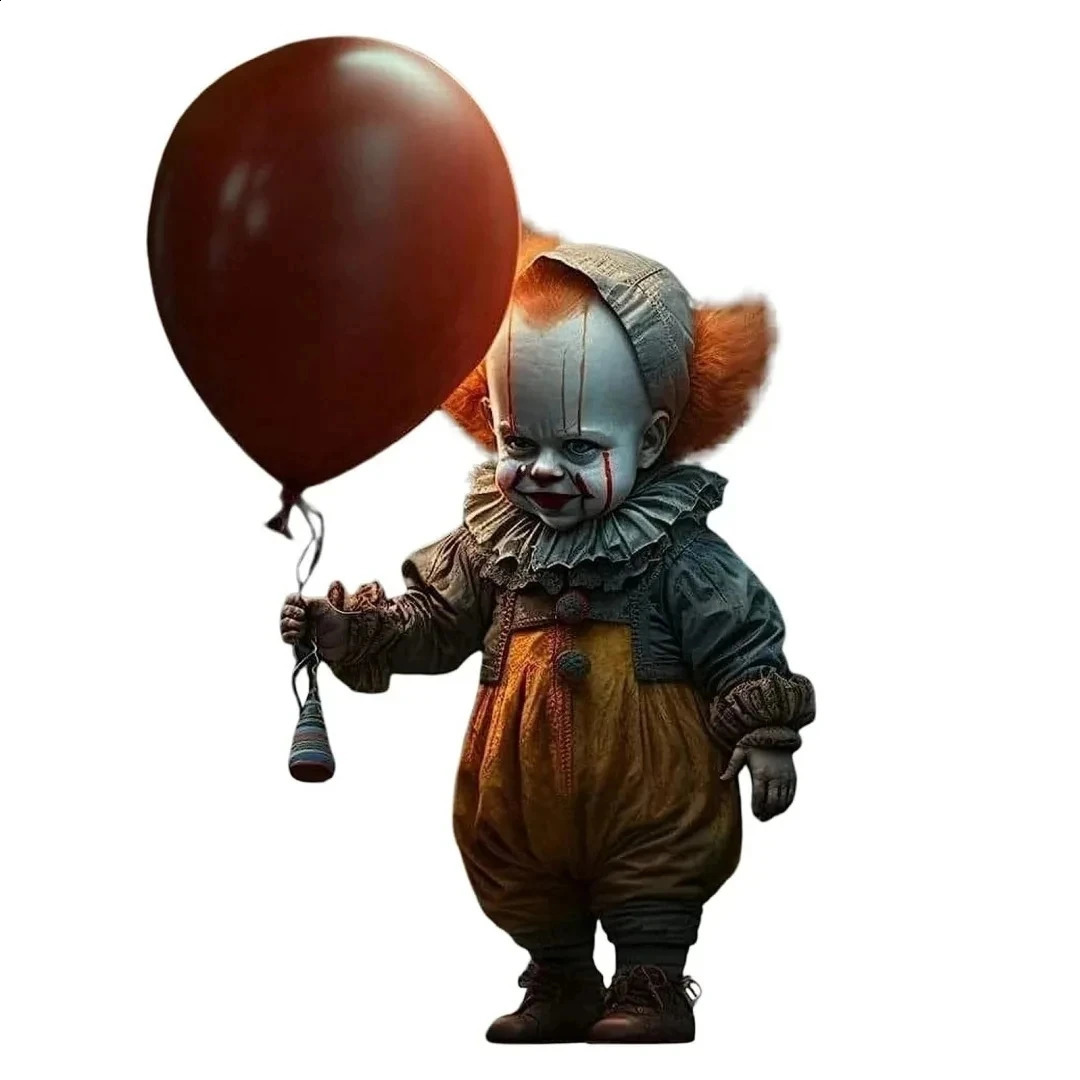 Horror Movie Series Doll Statues Resin Decorated Clown Halloween 240819