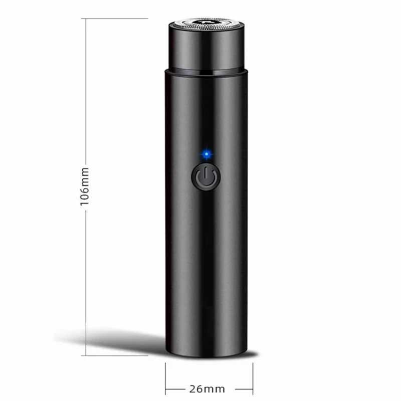 Mens shaver Mini electric shaver USB charging model Portable shaver Long term black skinless shaver W240819