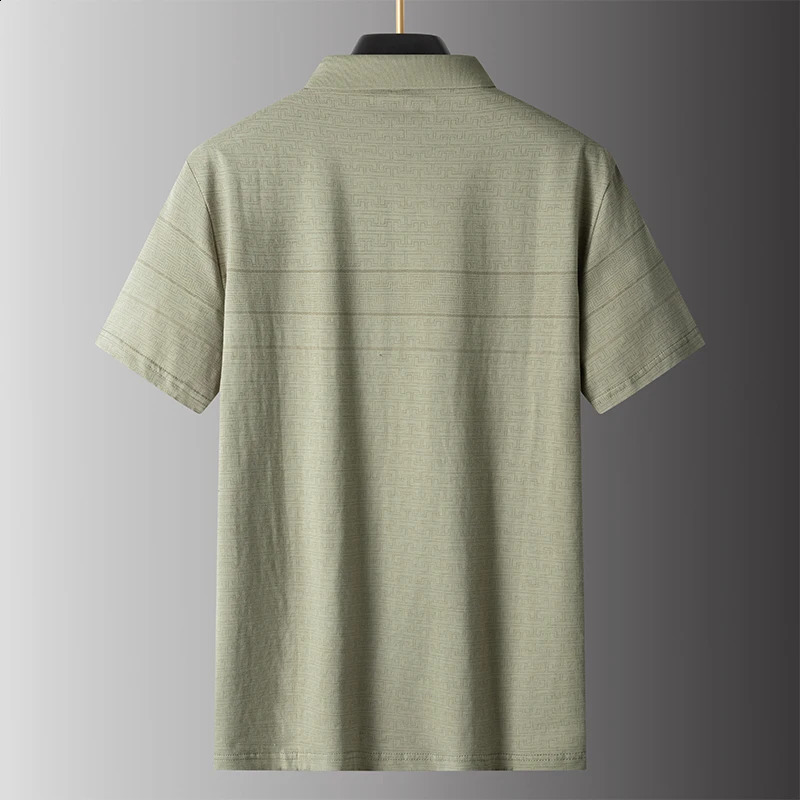 8XL 7XL 6XL Summer High Quality 100% Cotton Polo Shirt Men Short Sleeve Lapel Mens Shirts Casual Loose T-shirt Man Clothing 240819