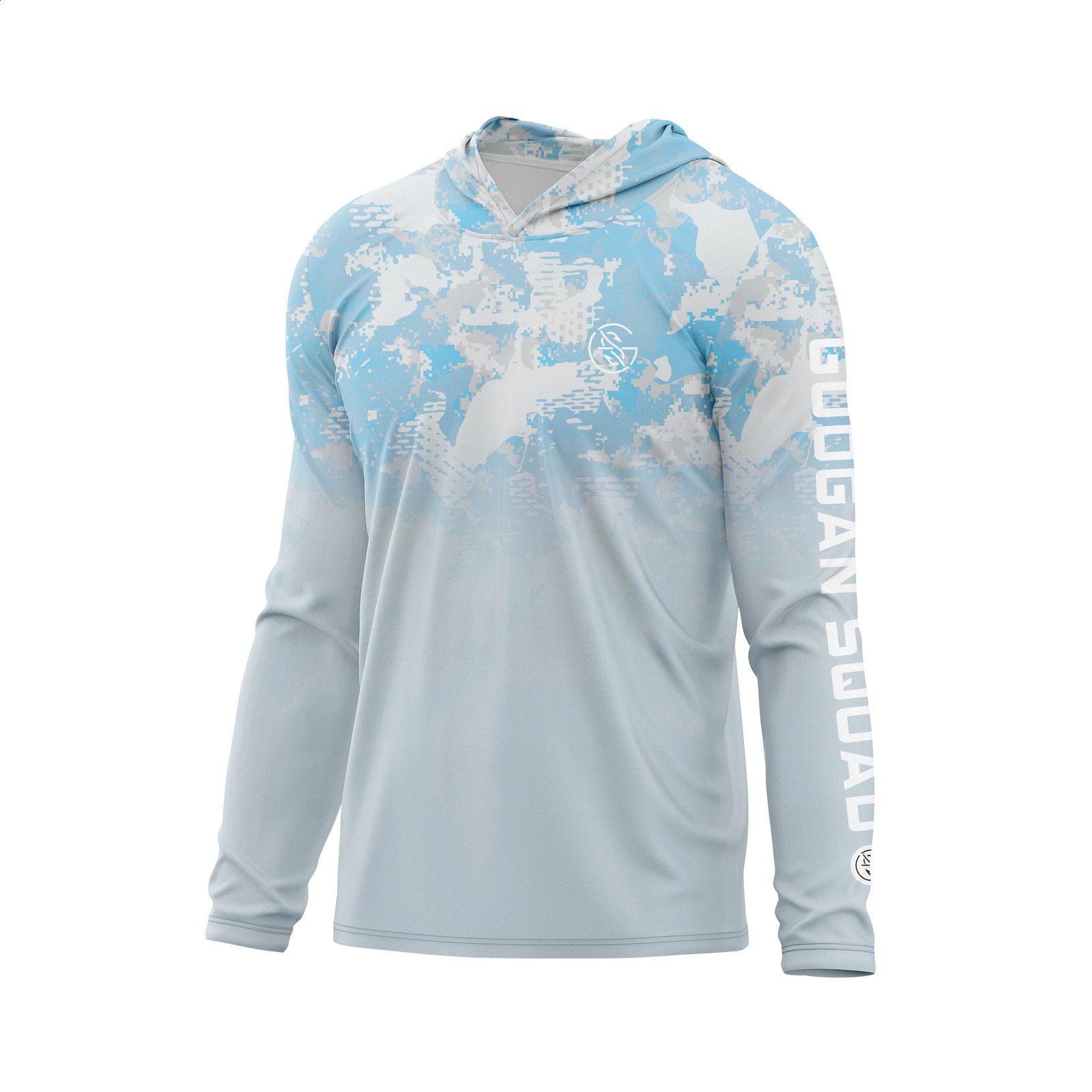 Googan Squad Mens UPF 50Sunscreen UV Shirt Hoodie Quick drying Long sleeved Plain Rush Protective T-shirt Fishing Equipment 240815