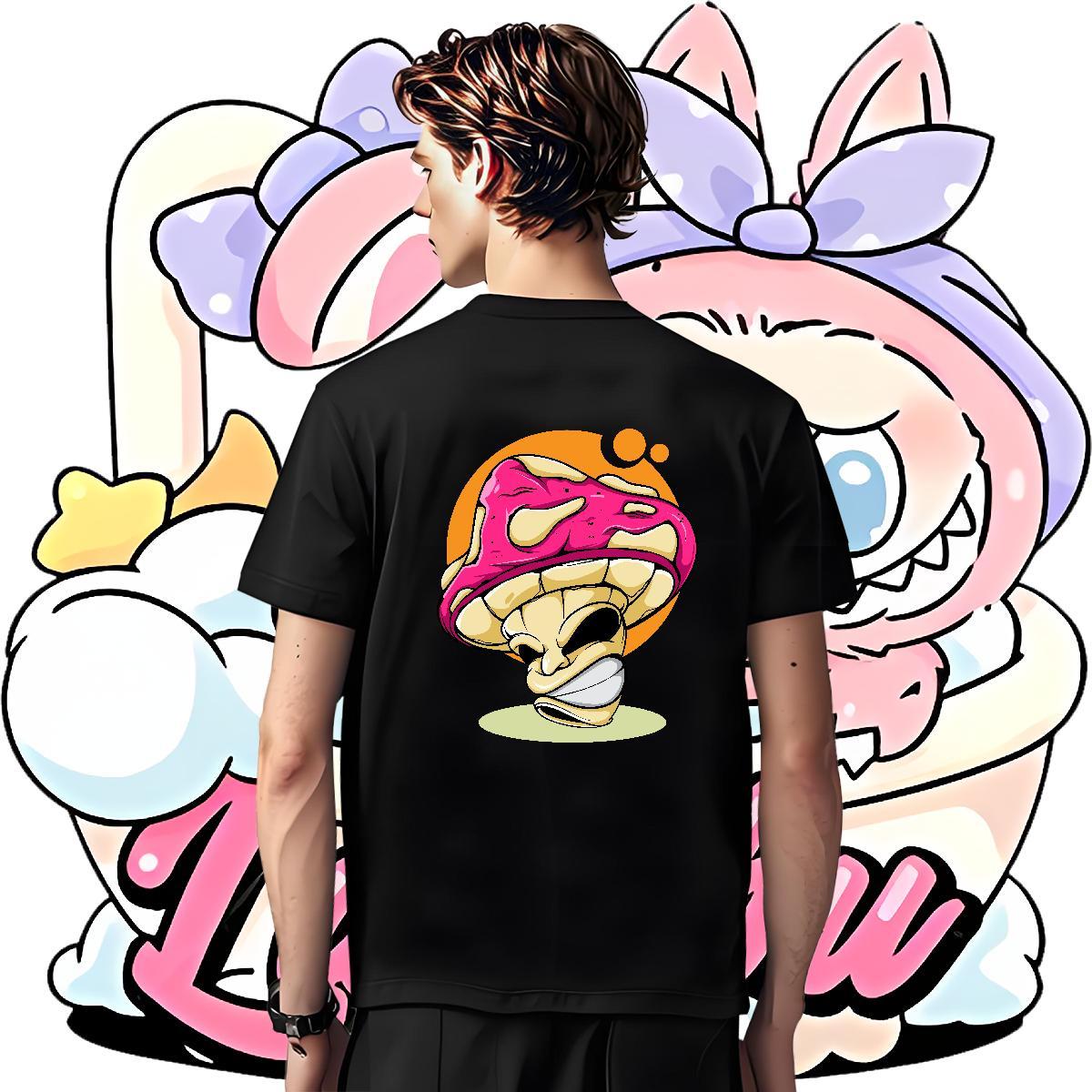 TOP Quality Mens Tshirts Street Wear 230g Pure Cotton Black White Breathable Crew Neck ET T-Shirts Stylist Polos