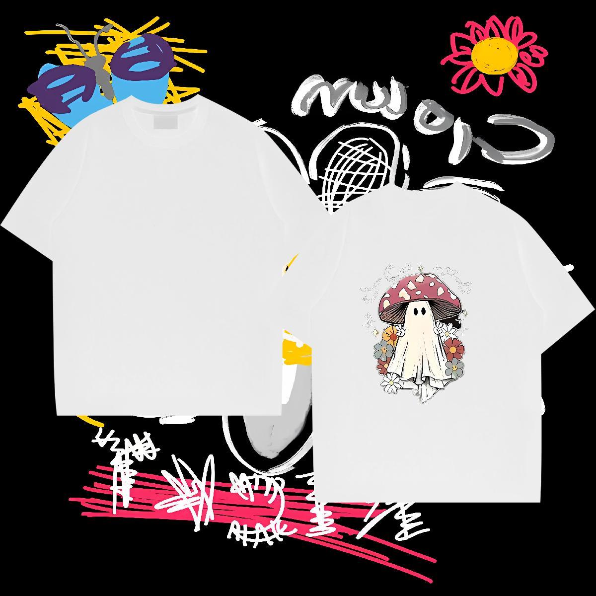 Custom Tshirt for Man Woman monster Hip Hop 100% Cotton 230g Clothes Crew Neck Breathable Designer T shirt Custom Cartoon
