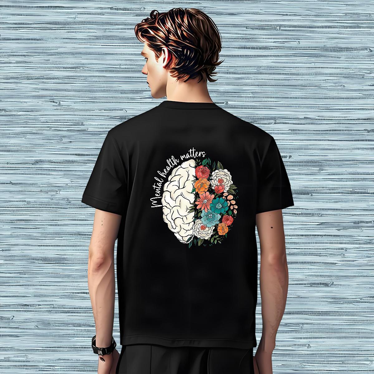 New Tshirt for Man Woman head Sports Casual 230g Cotton Tops Tees Breathable Short Sleeve TOP Quality T Shirts Men Oversized