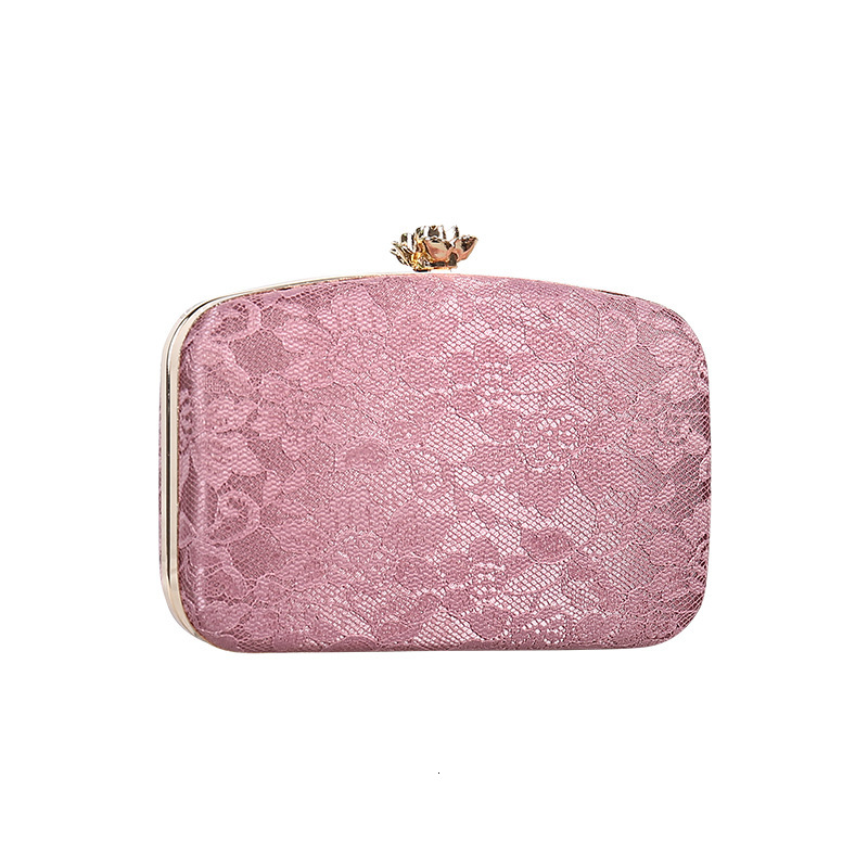 2024 New Handheld Women's Banquet, Elegant Elegance, Water soluble Lace Banquet for Women, Small Square Bag