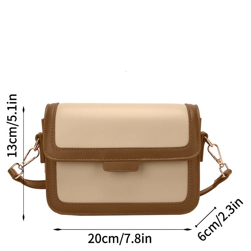 Shoulder for Women Handbag - Fashion Crossbody Bags Vintage Underarm Bag Square Satchel