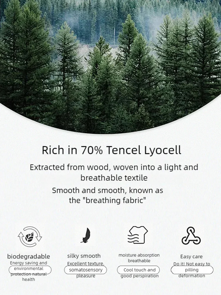 Outdoor mens Tencel Merino wool quick drying clothing breathable sweatshirt sports hiking patch work short sleeved Tshirt 240819