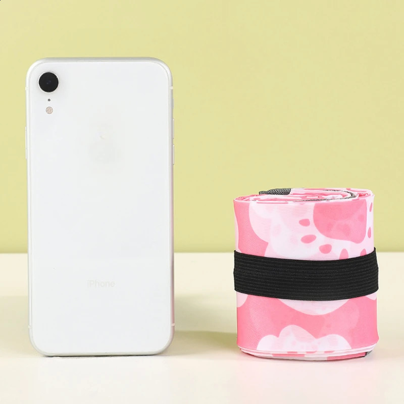 Foldable Shopping Bag for Women Crossbody Nylon Handbag Ultra Lightweight Tote Bags Large Capacity Travel Beach Storage Pack 240819ZYl