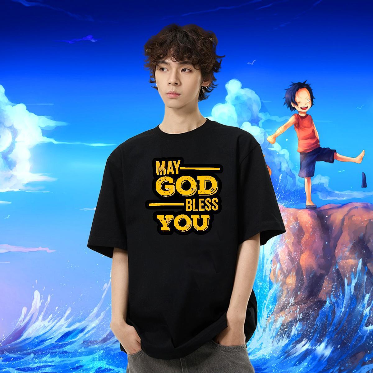 Cool Men Tshirts Home Outdoor 230g Cotton Oversized Crew Neck letter T Shirt For Man 2024 DIY Tops Tees