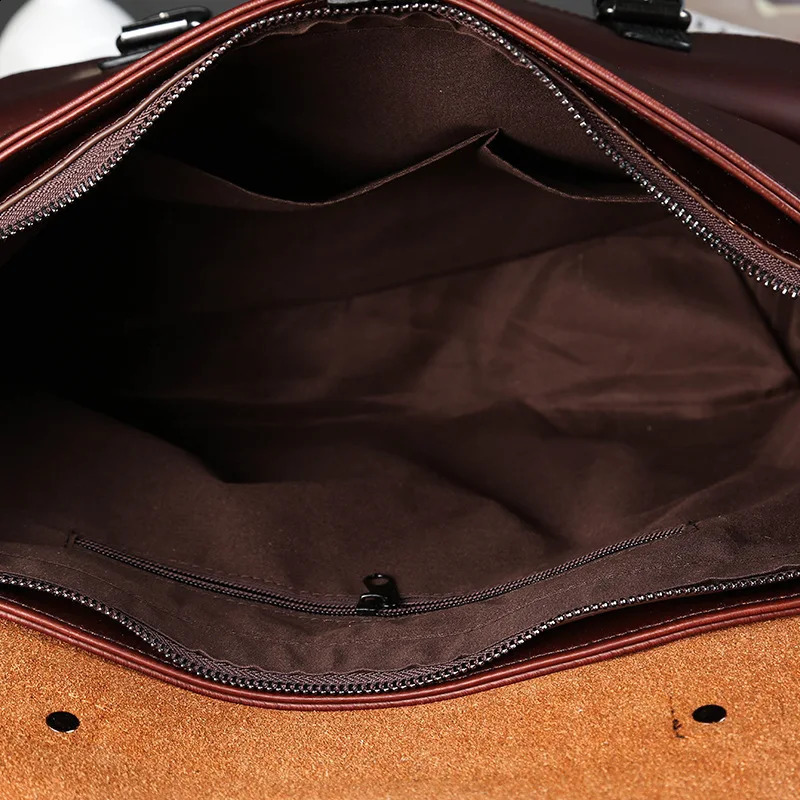 Retro Messenger Bags Men Large Capacity Mens Crossbody Bag Fashion Messenger Bag Men Handbag Briefcase Multifunction Back Packs 240819