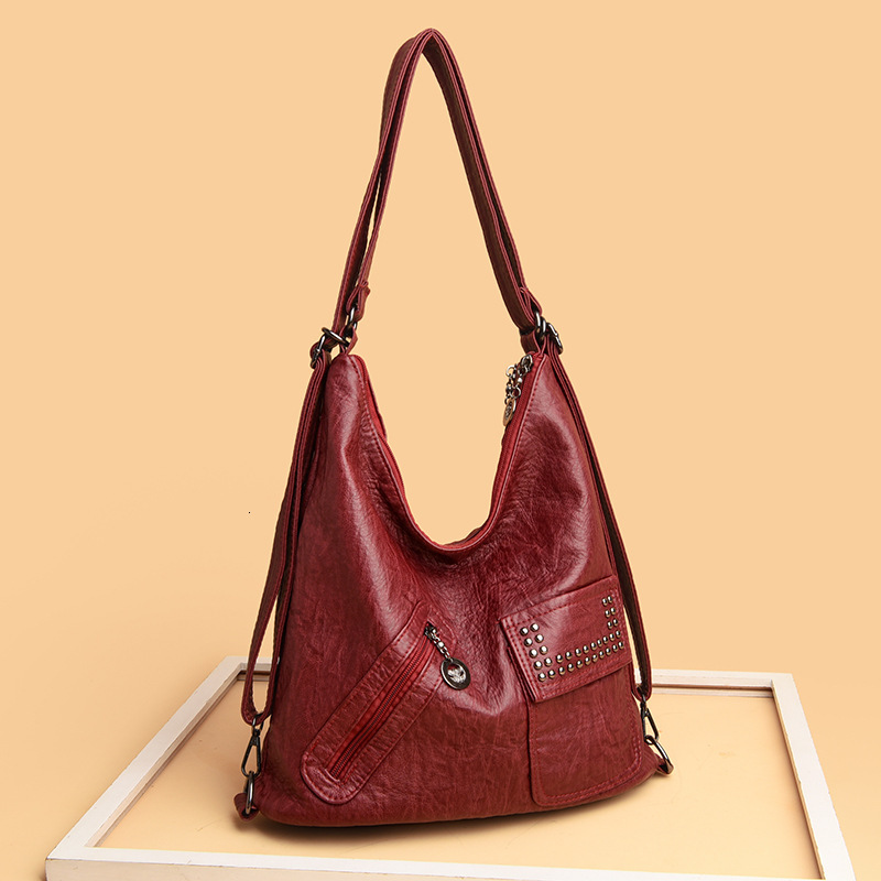 New Fashion Shoulder Bag Simple and Casual Multi functional Women's Backpack