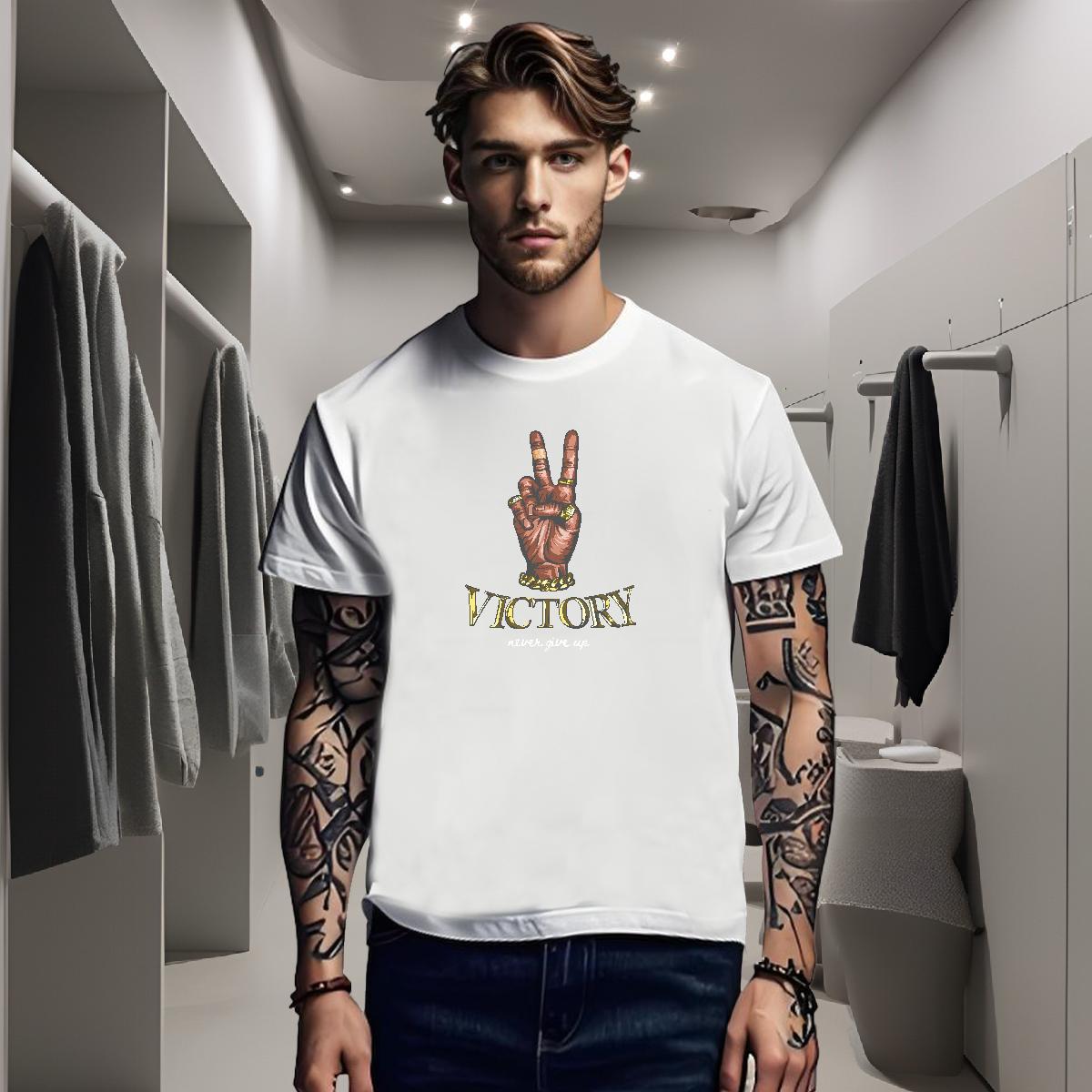 T Shirts Men 230g Pure Cotton hand- Hip Hop Breathable Short Sleeve DIY Tshirt for Man Woman Fashion Designer Cool Tops Tees