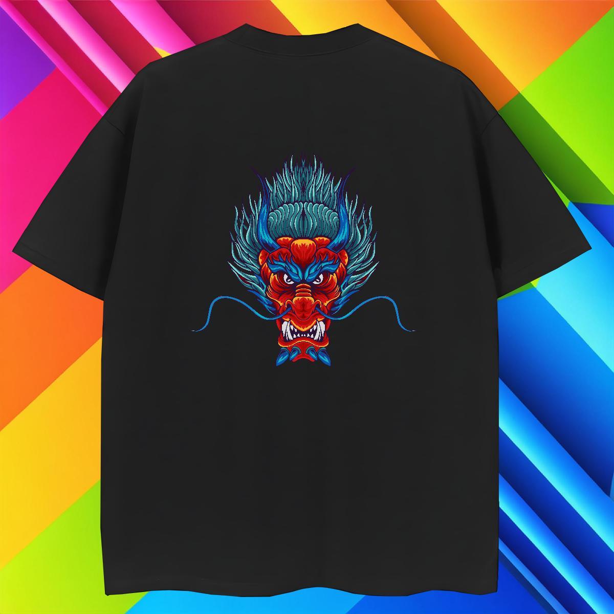 T Shirt For Man 100% Cotton 230g angry Street Breathable Crew Neck Oversized Tshirts DIY Free Shipping Tops Tees