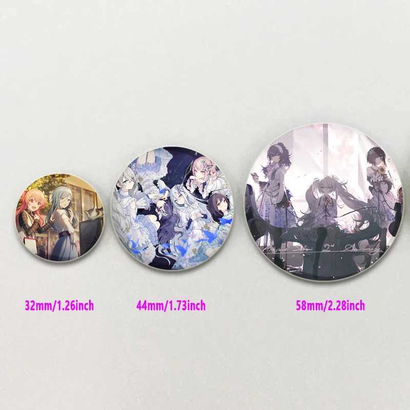 32/44/58mm anime project SEKAI pin cute cartoon badge handmade tinplate brooch backpack clothing gift accessory brooch W240815