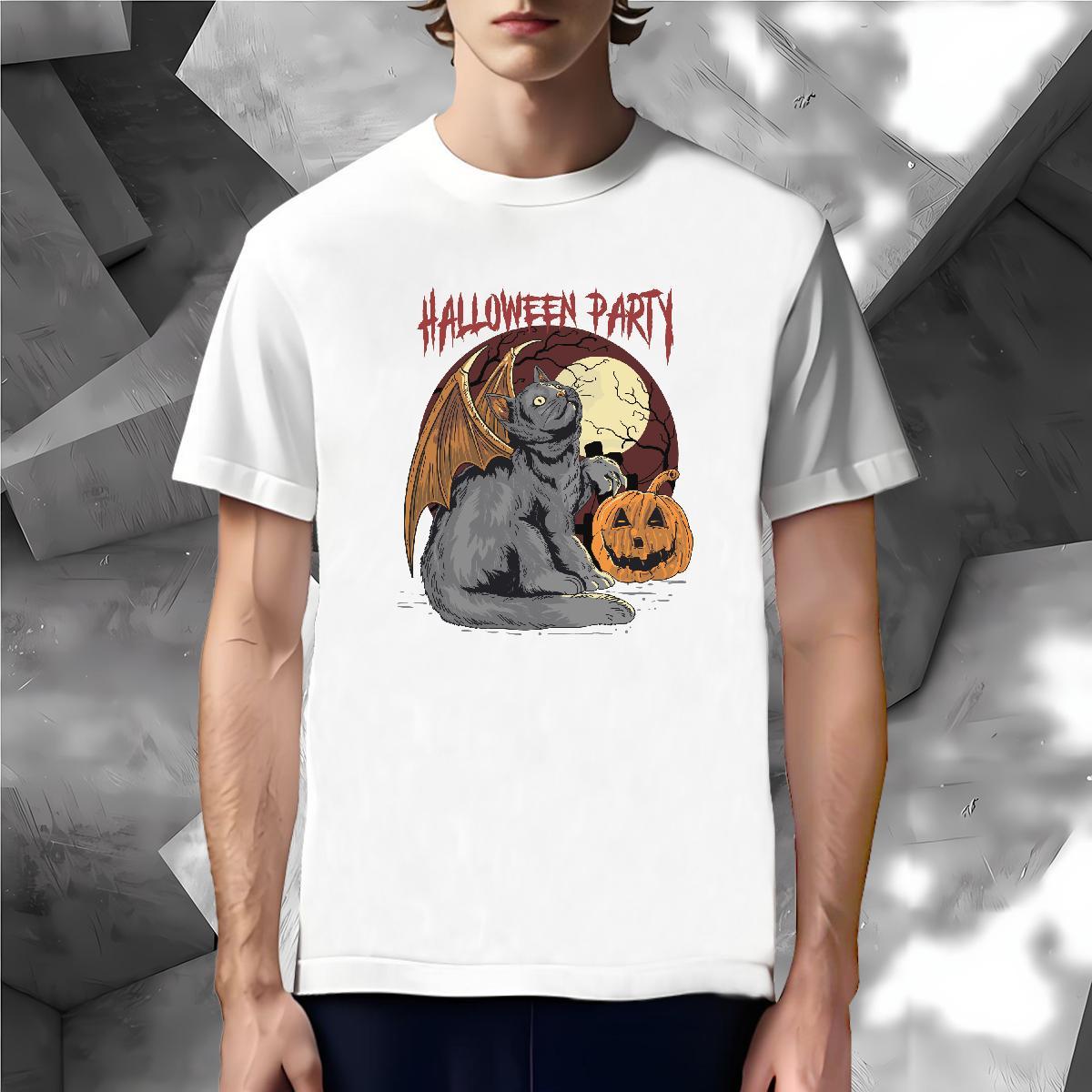 Designer T Shirts Men halloween Breathable Soft Beach Customized Print 230g Pure Cotton Tshirt for Man Woman Designer Fashion Top Tees