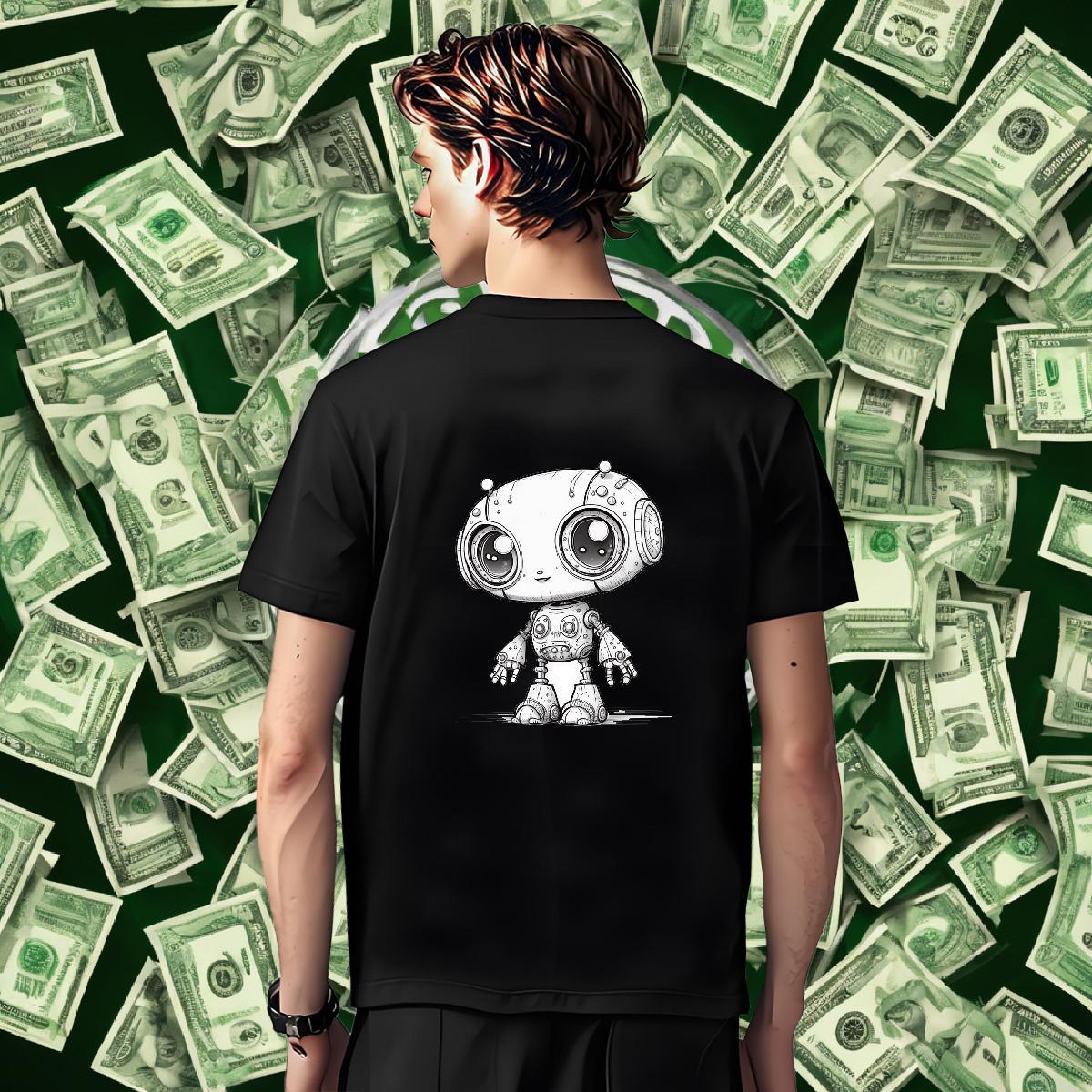 Wholesale Men Tops Tees Street Wear 230g 100% Cotton Black White Breathable Soft ET T Shirt For Man Casual New Polos