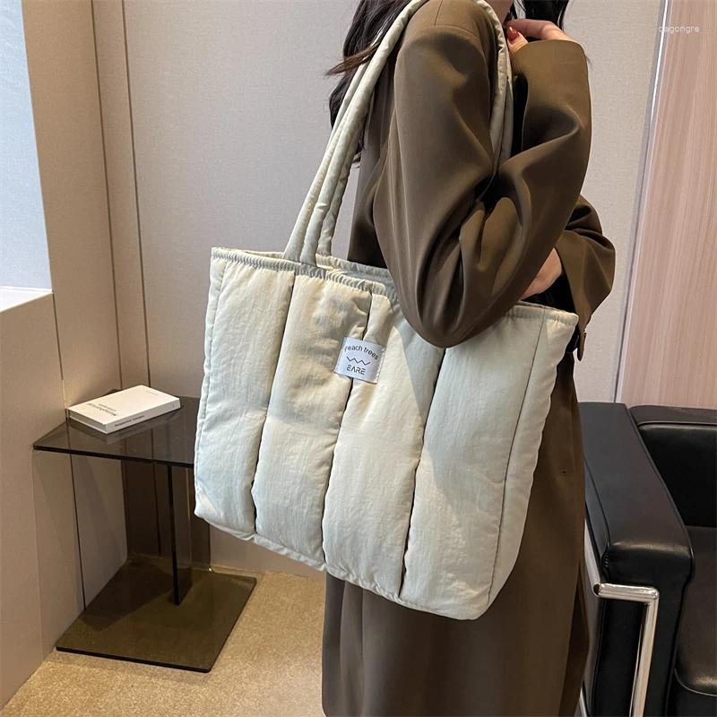 2025 NEW Shoulder Bags Large Capacity Women's Winter Ladies Handbags Tote Waterproof Down Bag Space Pad Sport Travel Pillow zhanyishengli